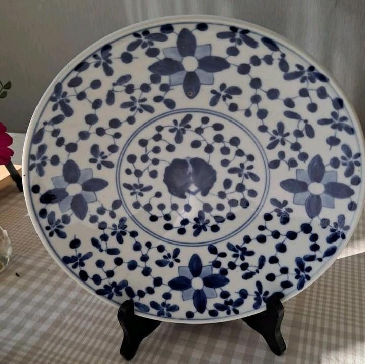 Antiek Chinees bord Qing- Dynastie 1851-1861, Ophalen of Verzenden
