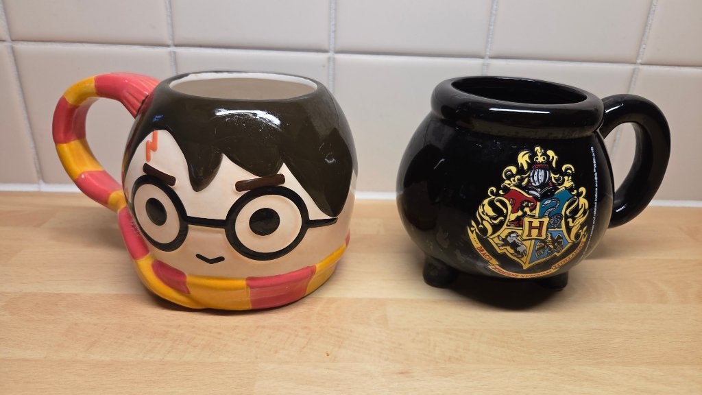2 bekers van Harry Potter, Ophalen of Verzenden, Zo goed als nieuw, Gebruiksvoorwerp