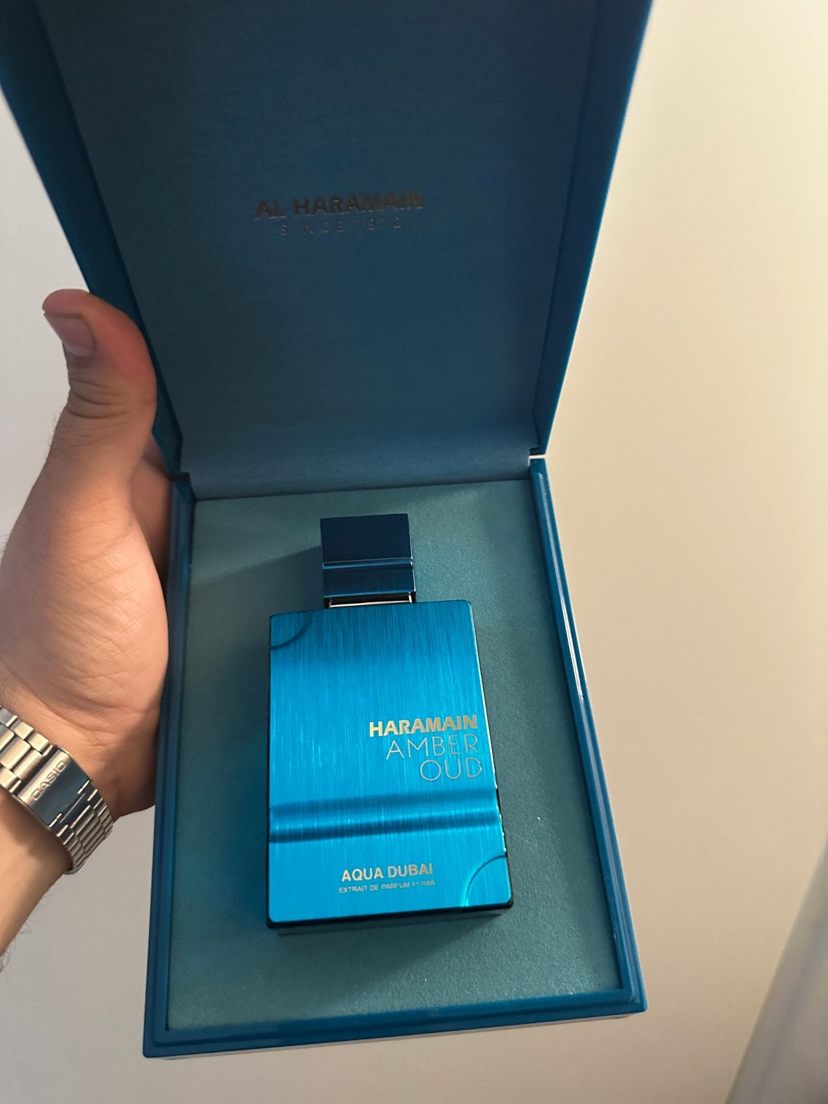 Al Haramain Aqua Dubai Parfum 75ml, Ophalen of Verzenden, Zo goed als nieuw