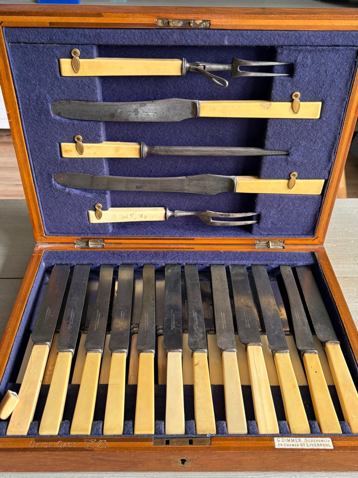 Antiek Victoriaanse bestekset van Dimmer & Sons (1900-1930), Ophalen of Verzenden