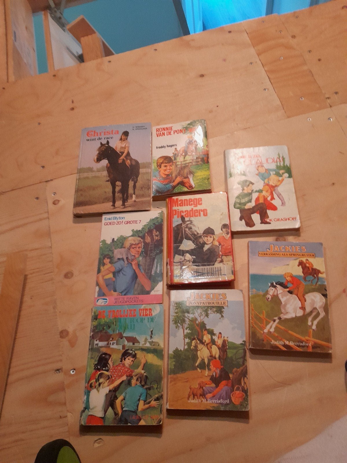 Vintage Paardenboeken - 8 Stuks, Boeken, Ophalen of Verzenden, Gelezen, Diverse auteurs (o.a. Enid Blyton, Judith M. Berrisford)