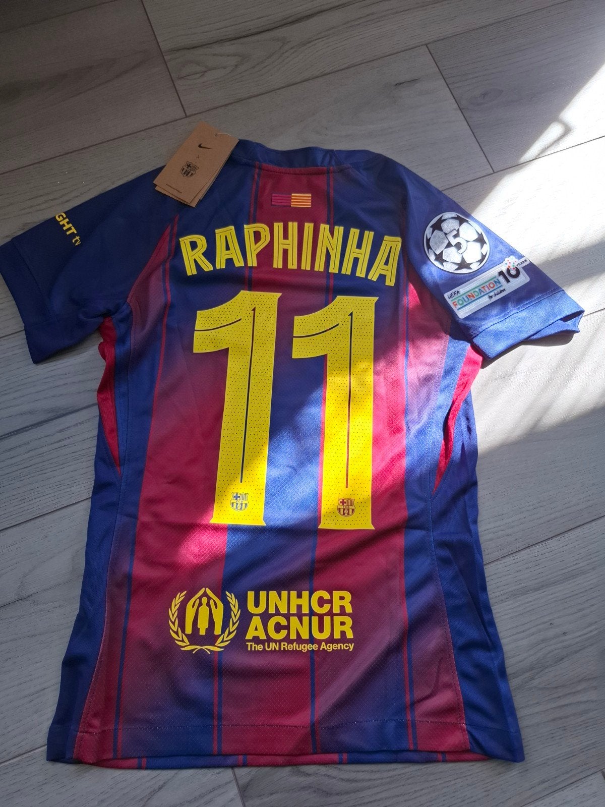 FC Barcelona Dames Shirt 2025/2026  Raphinha 11  Maat S, Maat S, Ophalen of Verzenden, Nieuw, Shirt