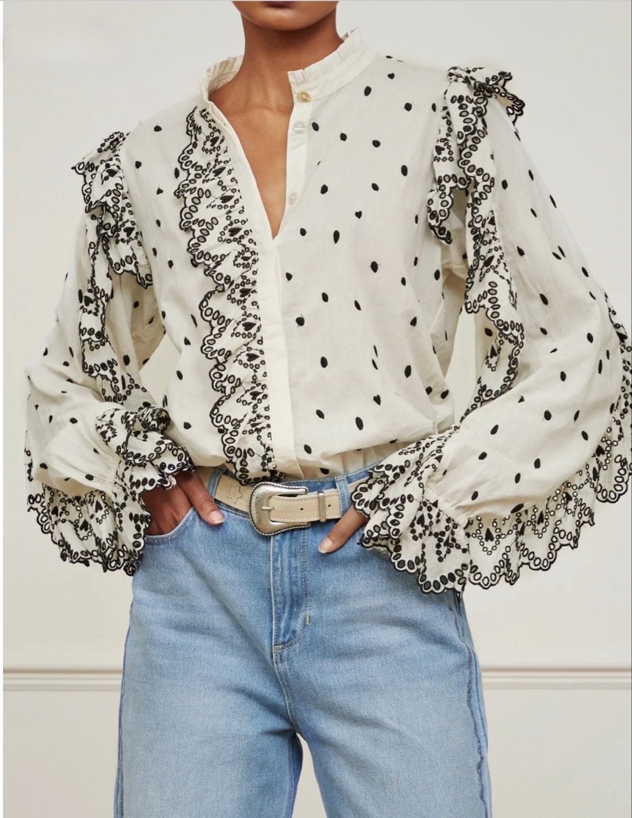 Fabienne Chapot Josie blouse maat 38, Verzenden, Maat 38/40 (M), Wit