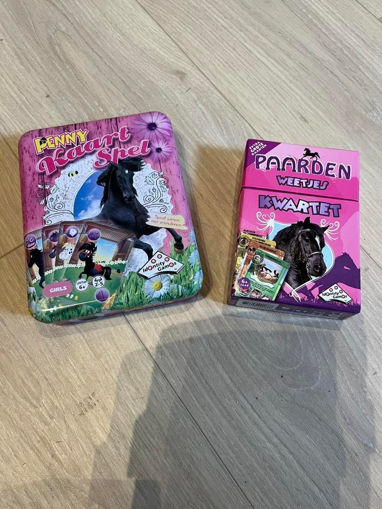 Penny Kaartspel en paarden kwartet, Ophalen of Verzenden, Zo goed als nieuw
