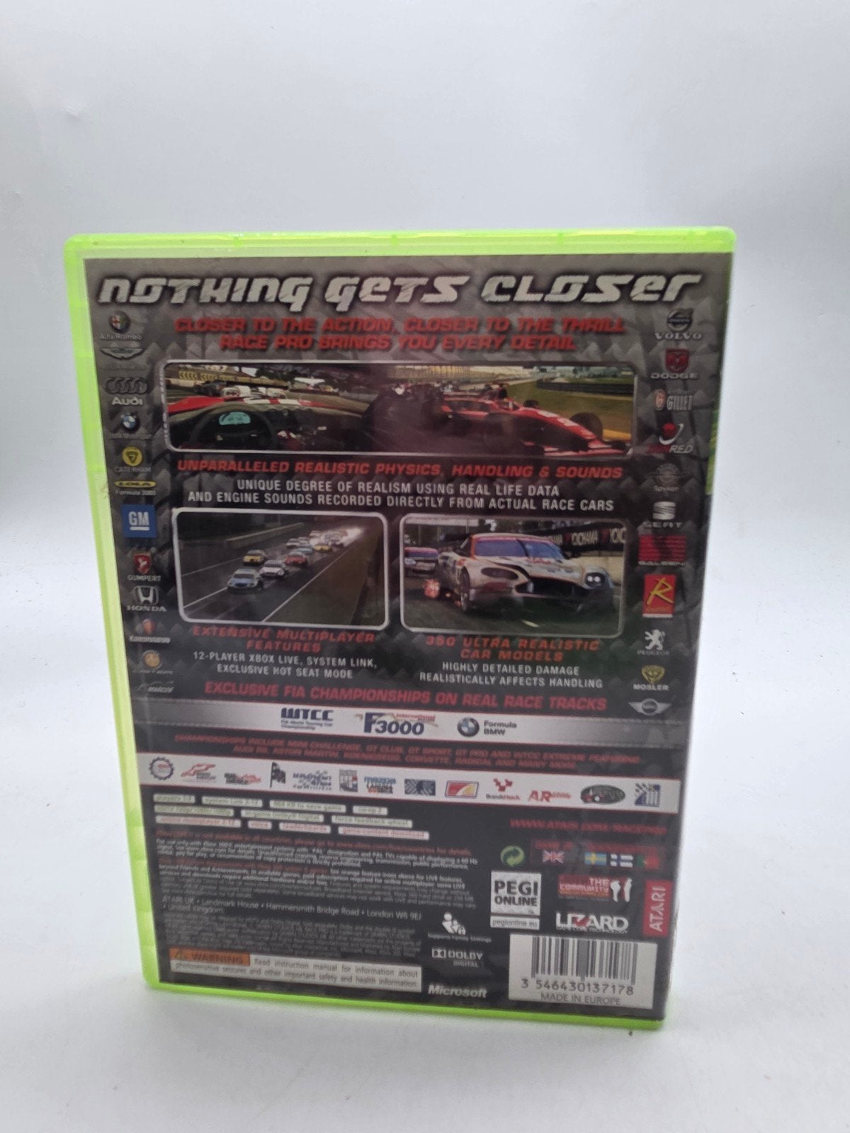 Race Pro - Xbox 360 - Realistische race-ervaring, Gebruikt, Gekoppelde computers, Atari, Ophalen of Verzenden