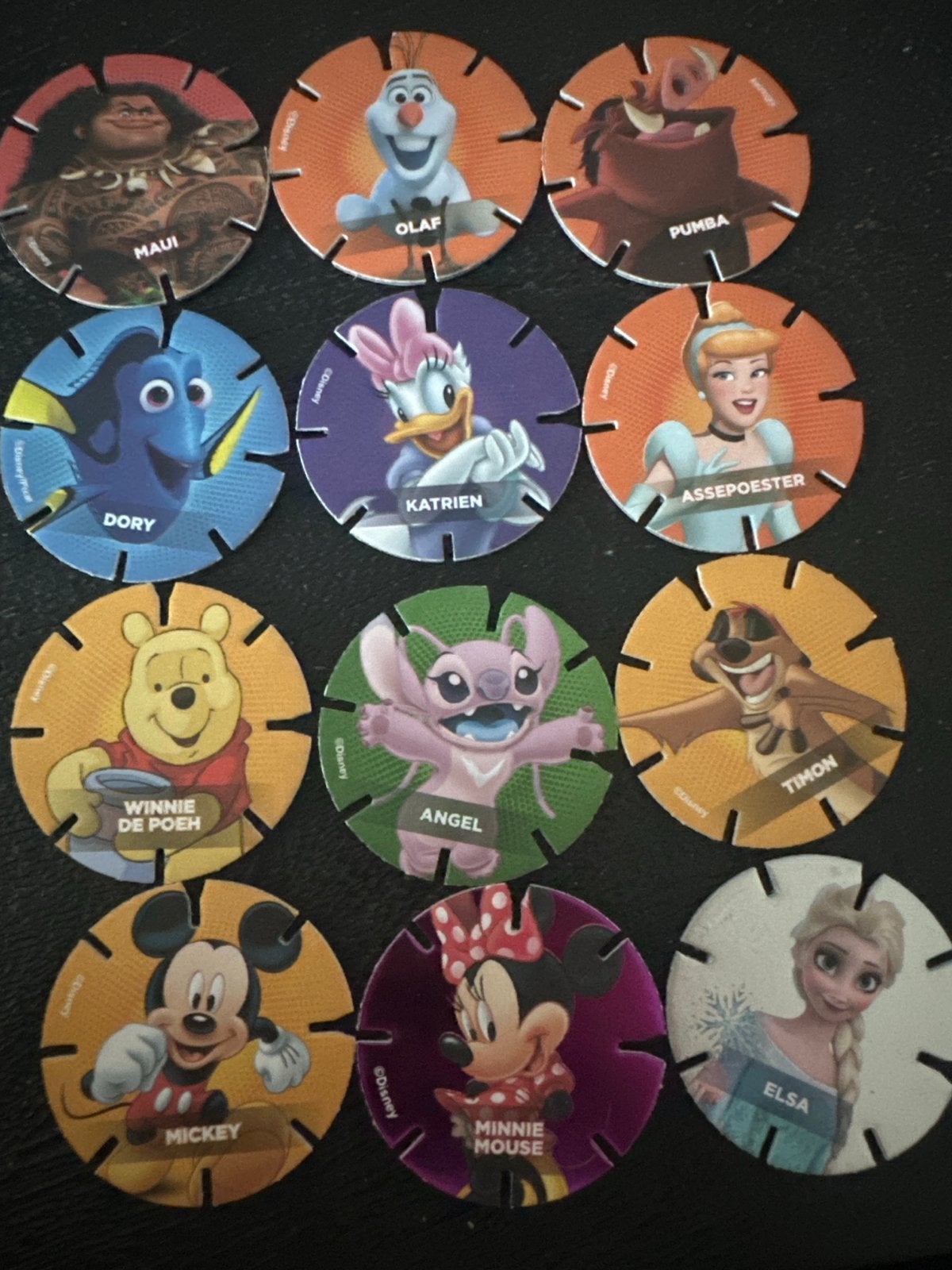 Disney Diskeys -set van 12 stuks, Verzamelen, Ophalen, Assepoester of Belle, Nieuw, Overige typen
