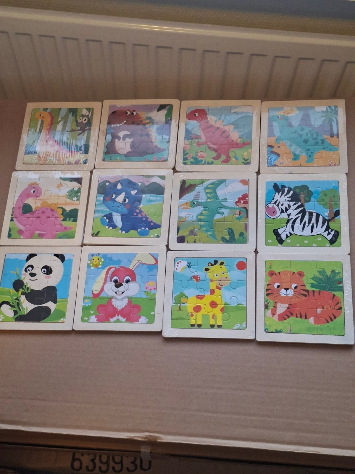partij houten dieren kinderpuzzeltjes, Diversen, Rommelmarktspullen, Ophalen of Verzenden, Nieuw