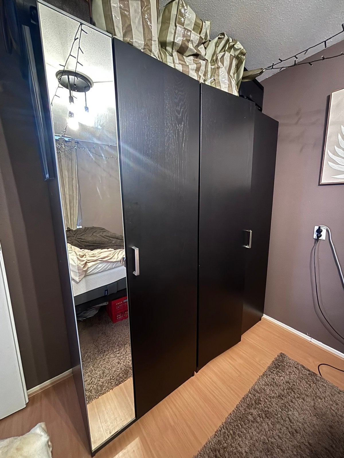 Ikea PAX kast zwart bruin, Ophalen, Gebruikt