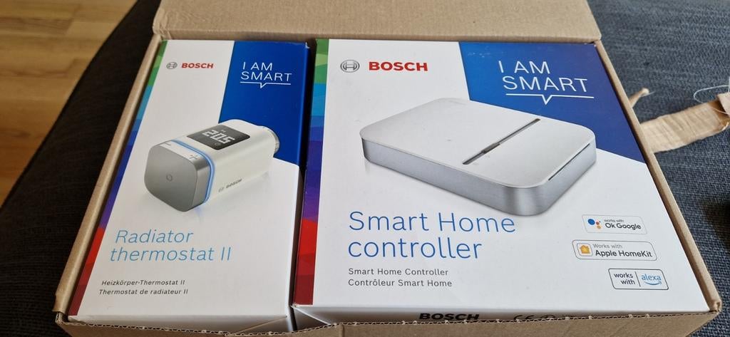 Bosch Smart Home Controller + Radiatorthermostaat II, Doe-het-zelf en Verbouw, Thermostaten, Nieuw, Ophalen of Verzenden