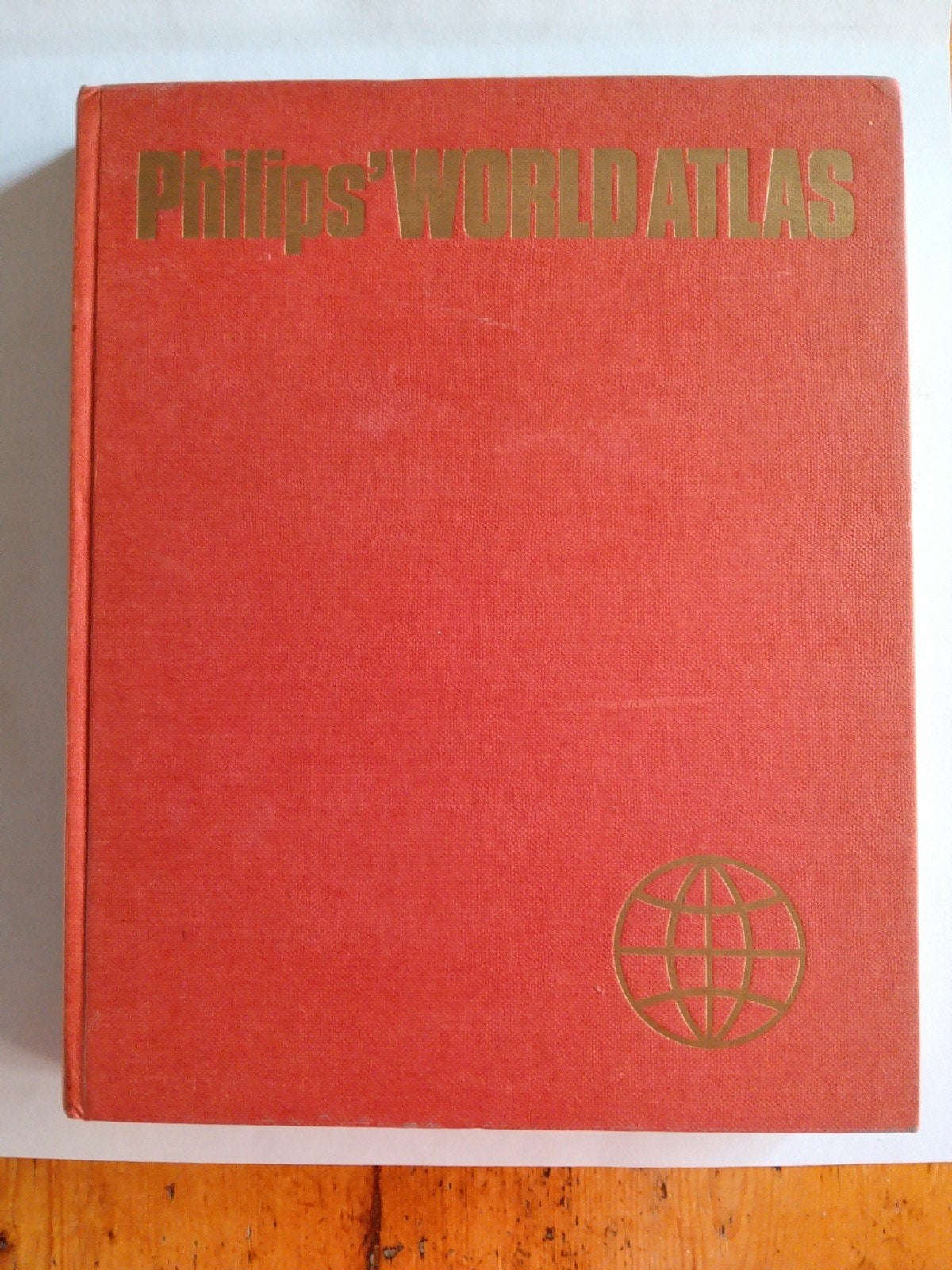 Phillips' World Atlas - Vintage Wereldatlas uit 1972, Gelezen, Overige atlassen, George Philip & Son Ltd., Ophalen of Verzenden