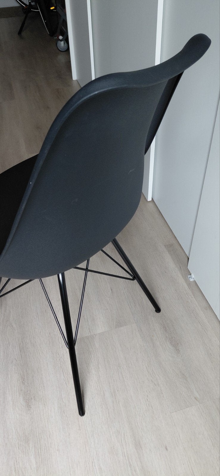 leuke eetkamerstoelen, Ophalen, Kunststof, Twee, Zwart