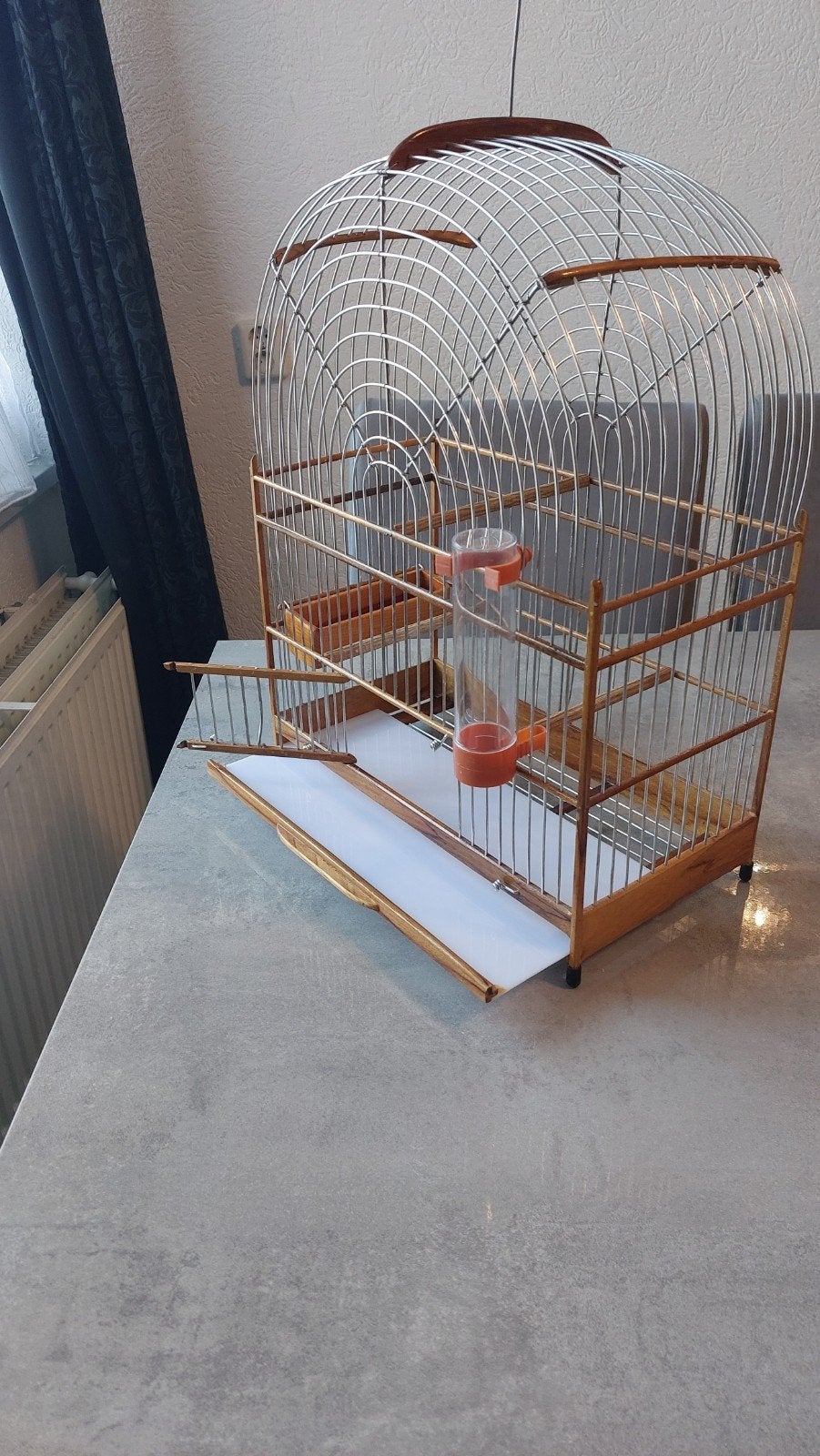 te koop mooie surinaamse  kooi Zo goed als nieuw, Dieren en Toebehoren, Ophalen, Zo goed als nieuw, Vogelkooi