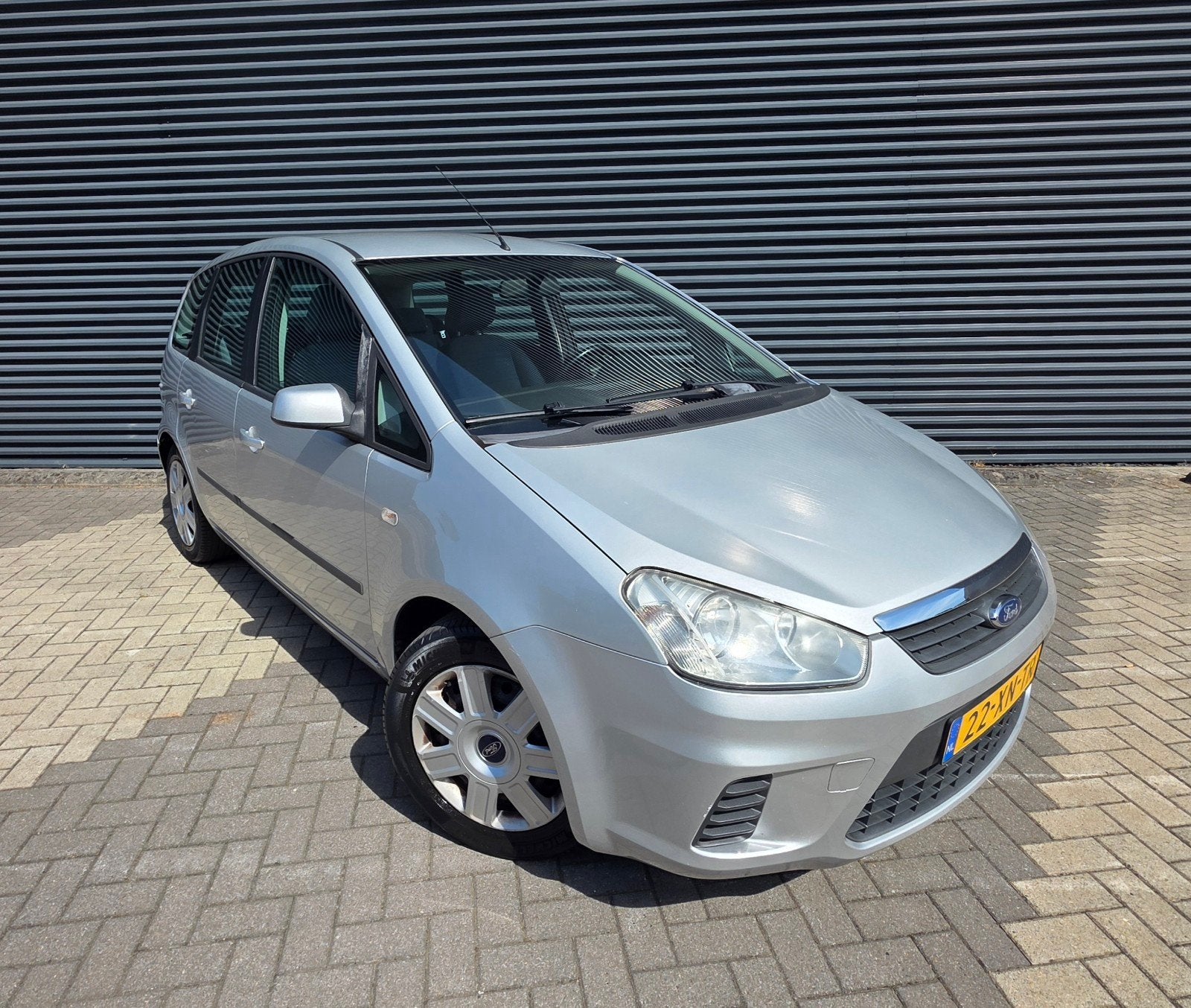 Ford C-Max 1.6 74KW 2007 Grijs | AIRCO | APK 08-27, Auto's, Ford, Voorwielaandrijving, 1596 cc, 4 cilinders, 100 pk