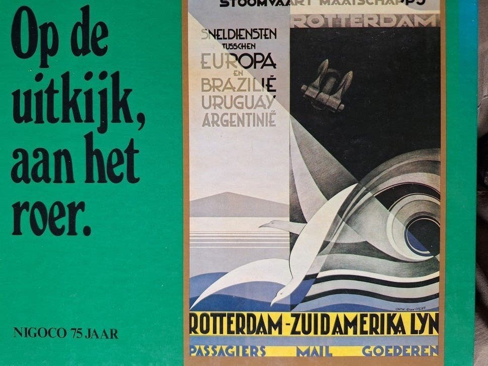 Op de uitkijk, aan het roer
NIGOCO 75 jaar ZGAN, Ophalen of Verzenden, Zo goed als nieuw