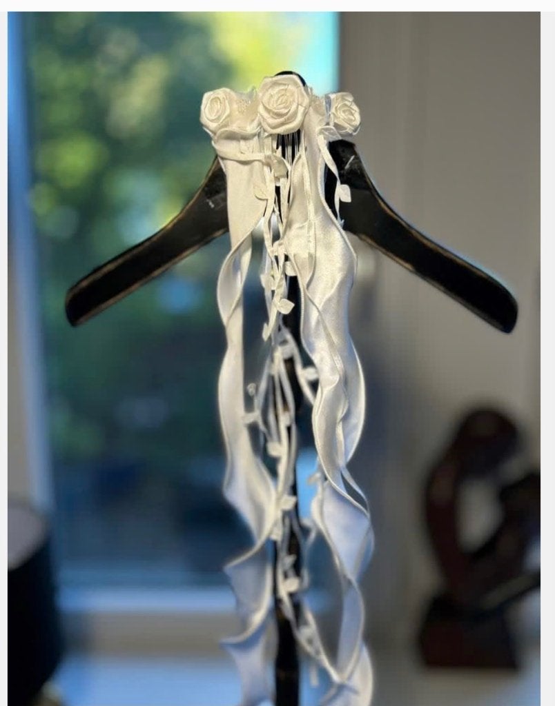 Haar accessoires voor trouwdag met kam 65 cm, Ophalen of Verzenden, Zo goed als nieuw, Accessoires, X