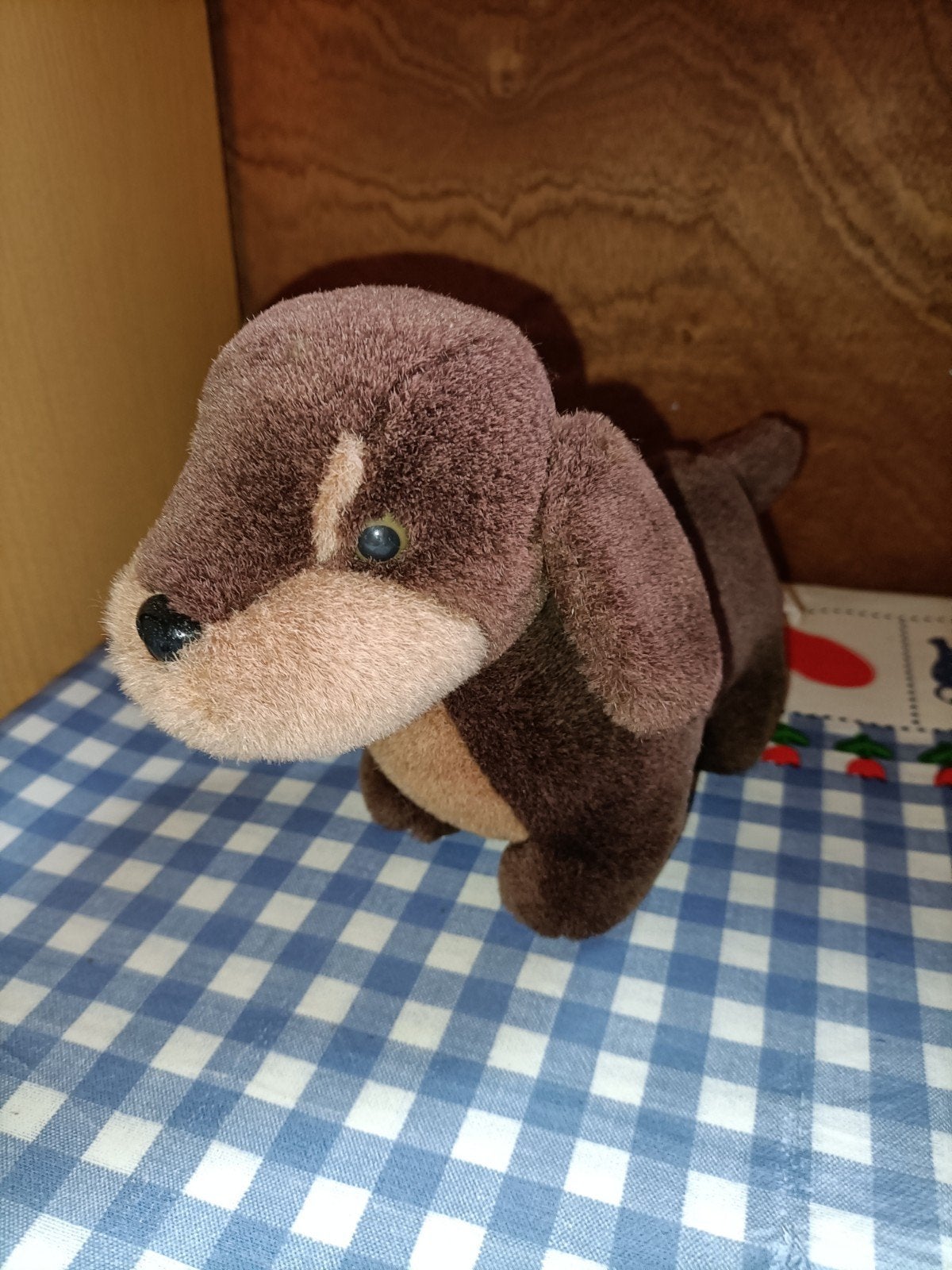 Teckel knuffel Anna Club Plush vintage 24 cm groot, Ophalen of Verzenden, Zo goed als nieuw, Overige typen