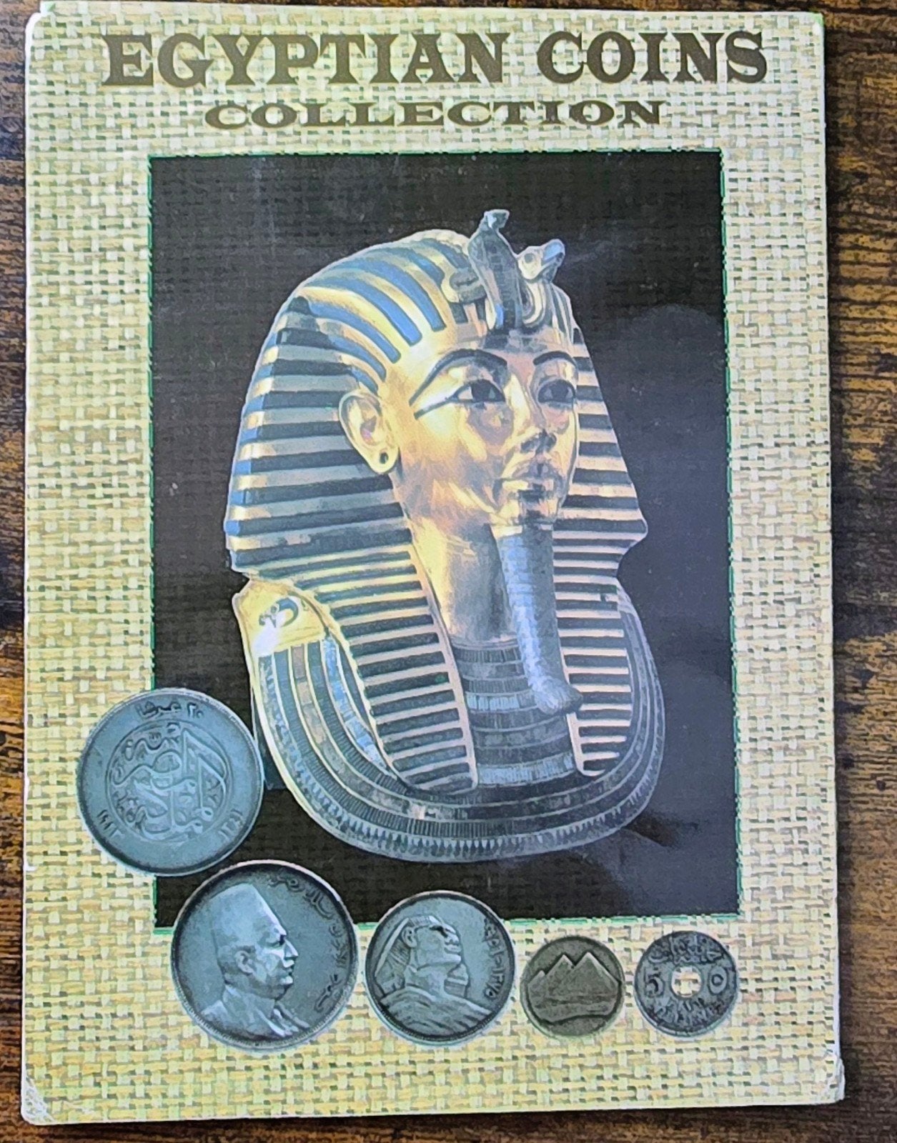 Egyptische Munten Collectie - Verzamelmap met munten, Ophalen of Verzenden, Verzamelmap