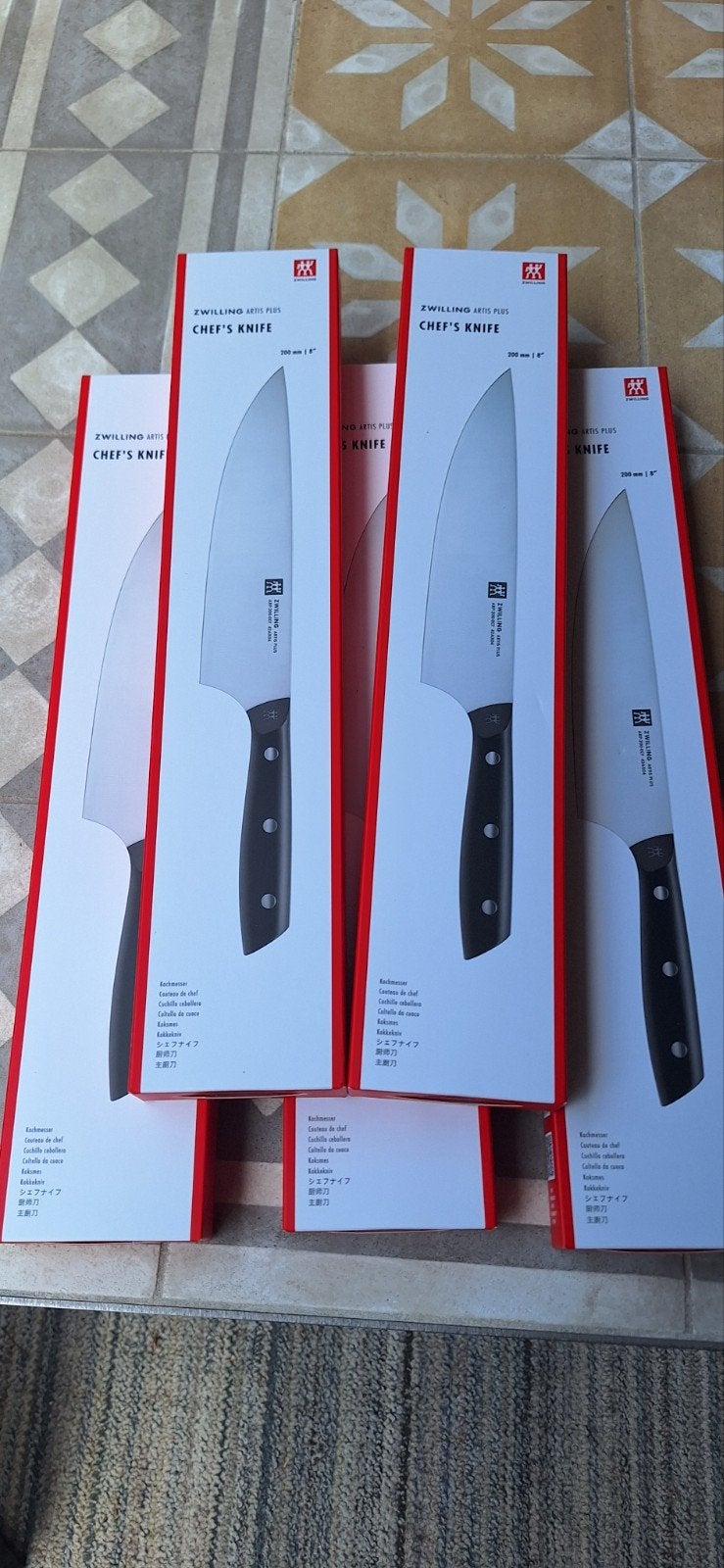Zwilling koksmessen 200mm, Huis en Inrichting, Ophalen of Verzenden, Nieuw