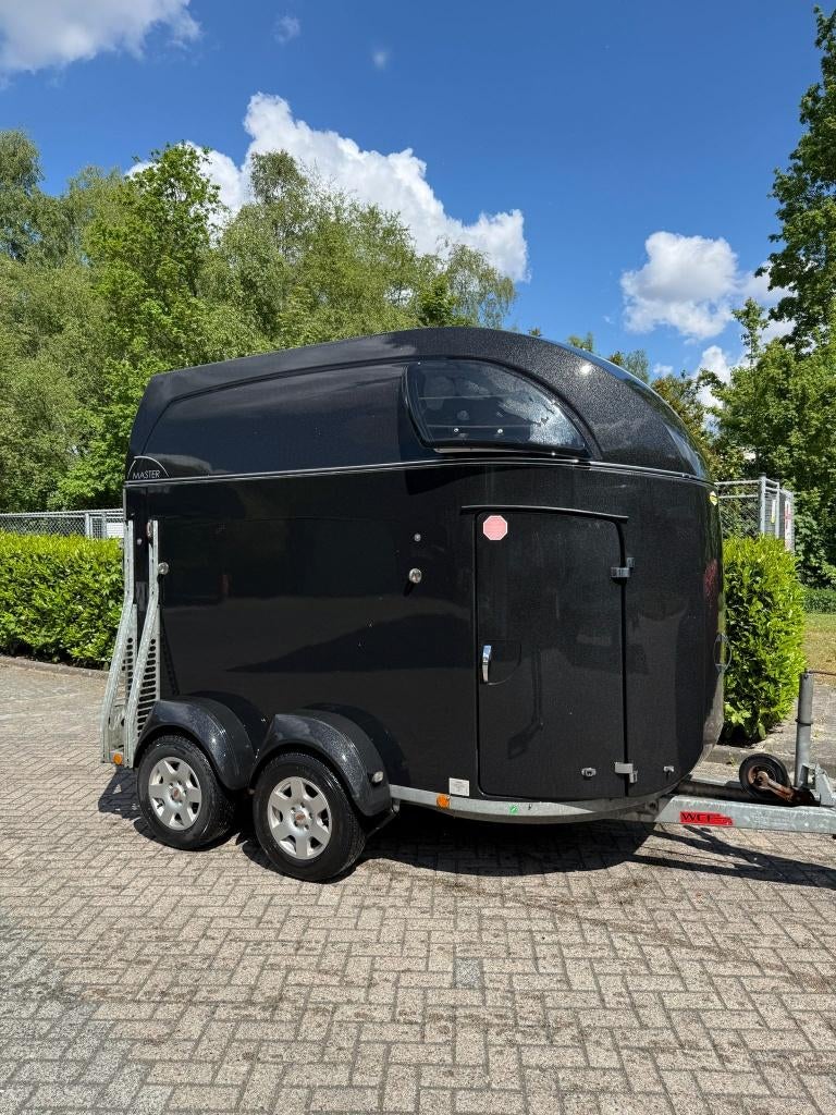 Bockmann 2 paards trailer, Ophalen, Gebruikt, Polyester, 2-paards trailer