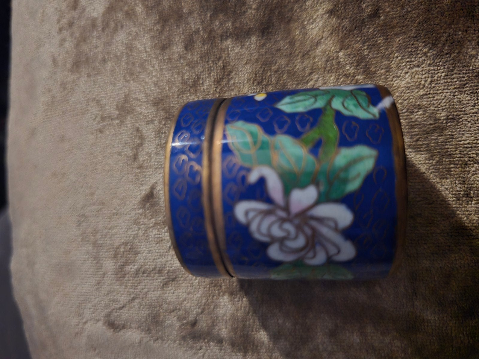 cloisonnee doosje Geëmailleerd, mooie staat, Ophalen of Verzenden