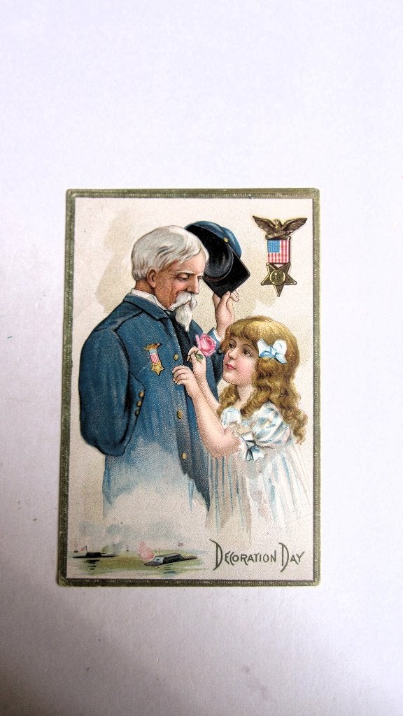 Decoration Day, Ophalen of Verzenden, Voor 1920, Ongelopen, Overige thema's