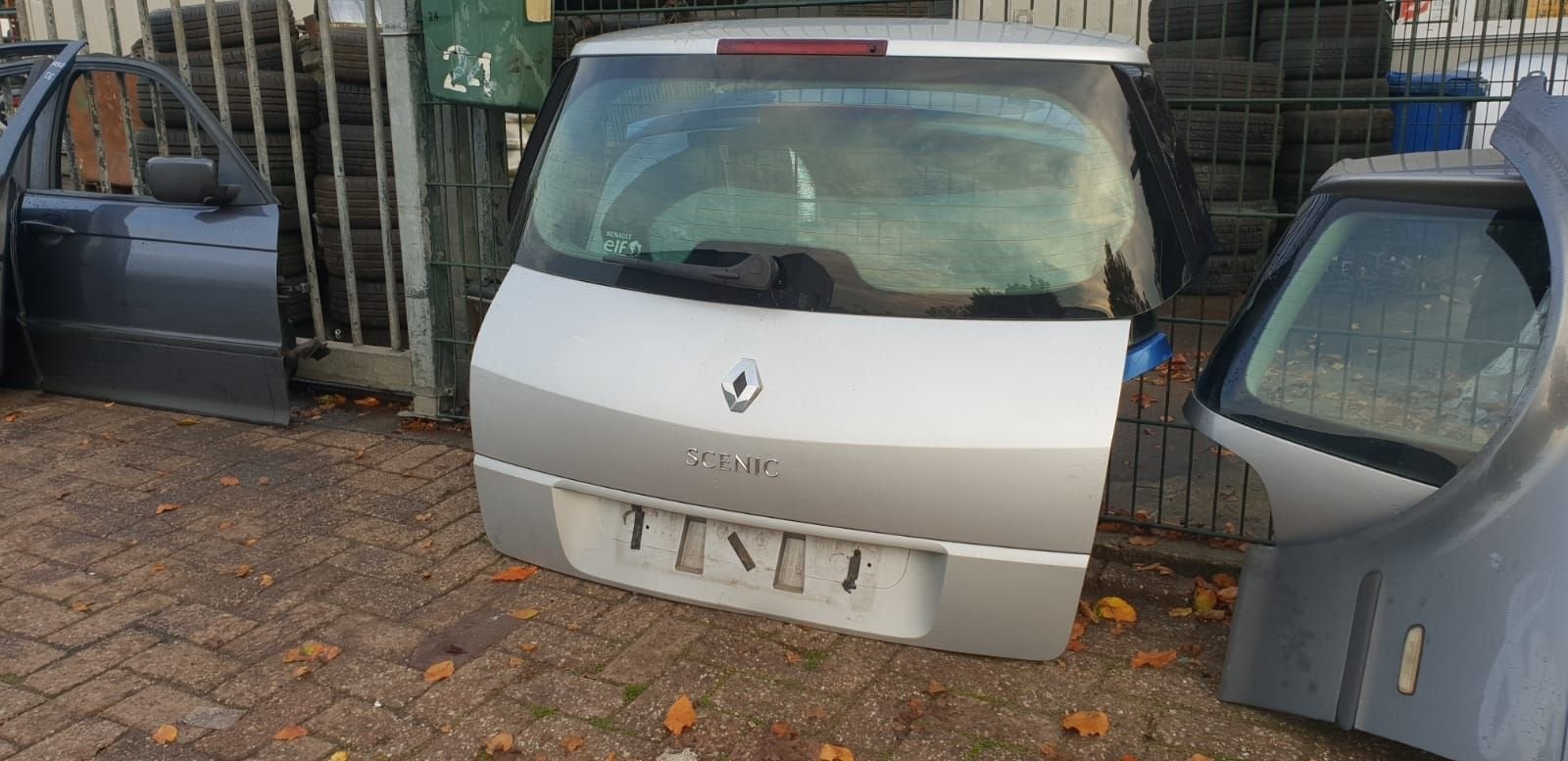 RENAULT MÉGANE SENIC ACHTERKLEP BJ 2003 2007, Gebruikt, -, Ophalen of Verzenden, Achter