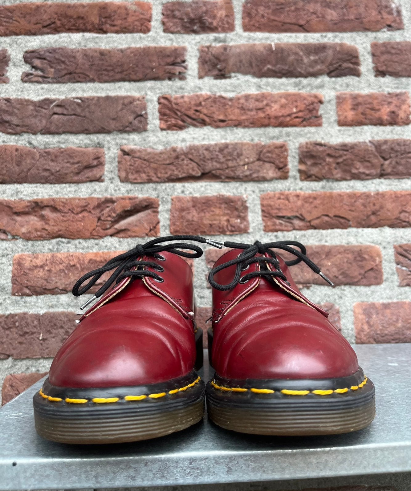 Dr. Martens 1461 MIE Cherry red maat Uk 3,5/ Eu 36,5, Dr. Martens, Docs, Docs, Lage of Enkellaarzen