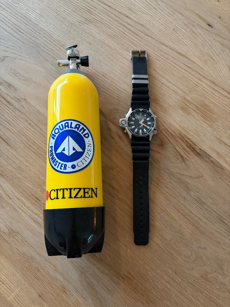 Citizen Promaster Aqualand Duikerhorloge - Zeer nette staat, Staal, Kunststof, Ophalen of Verzenden, Zo goed als nieuw