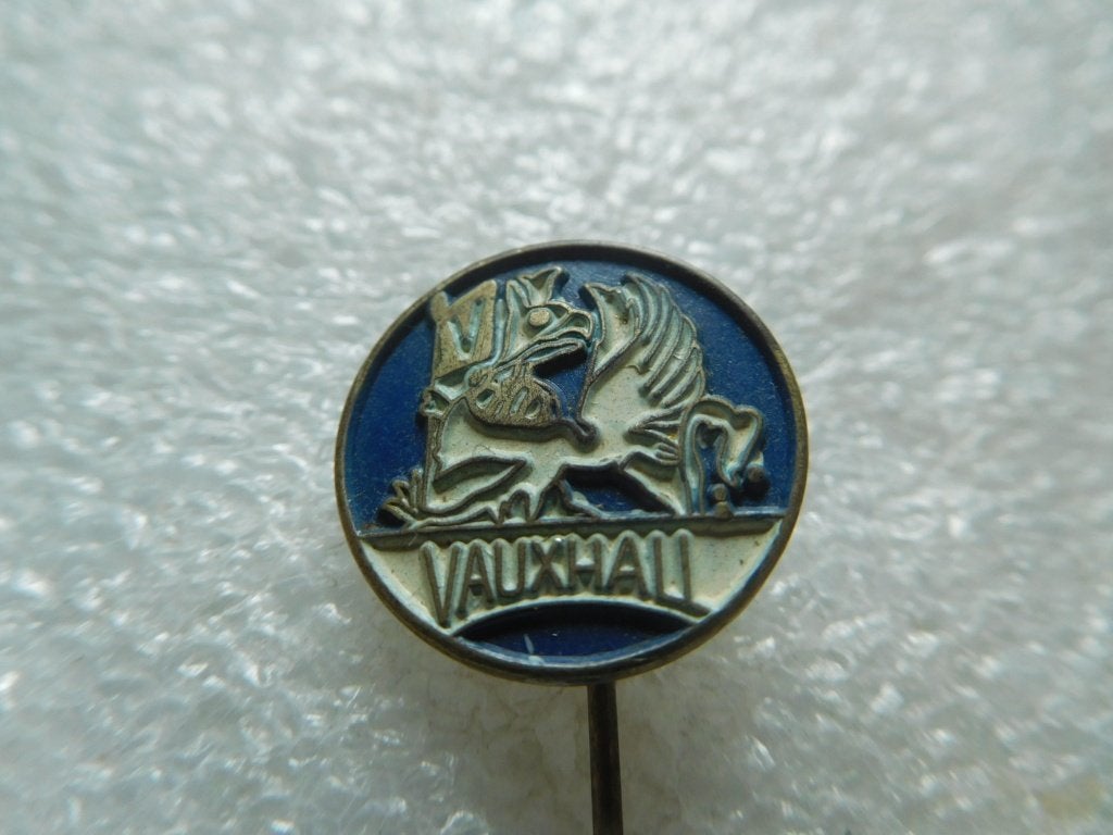 speldje Vauxhall blauw-wit, Ophalen of Verzenden, Zo goed als nieuw, Overige onderwerpen