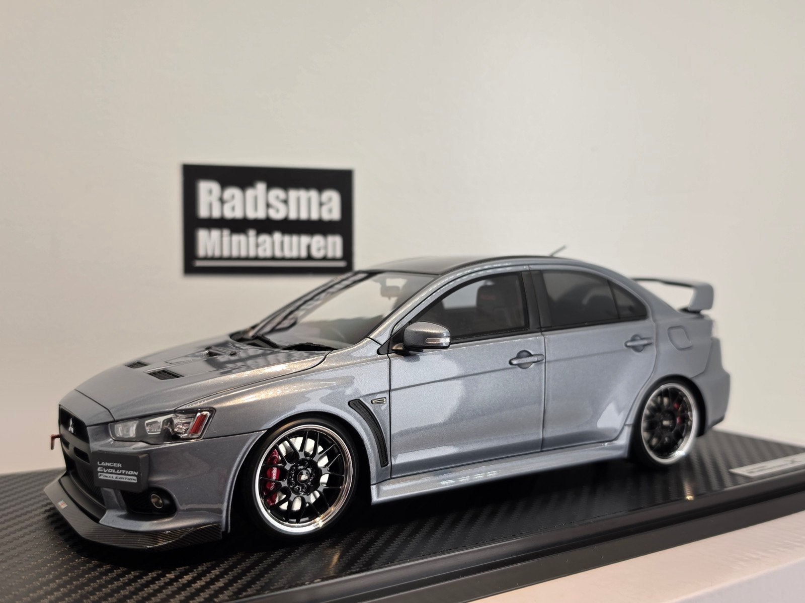 Mitsubishi Lancer Evolution X CZ4A Grijs EVO - 1:18 Ignition, Ignition Models, Auto, Nieuw, Ophalen of Verzenden