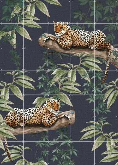 IXXI 'Chilling in the jungle' wanddecoratie 100x140cm, 140 cm, Meerkleurig, Ophalen of Verzenden, Zo goed als nieuw