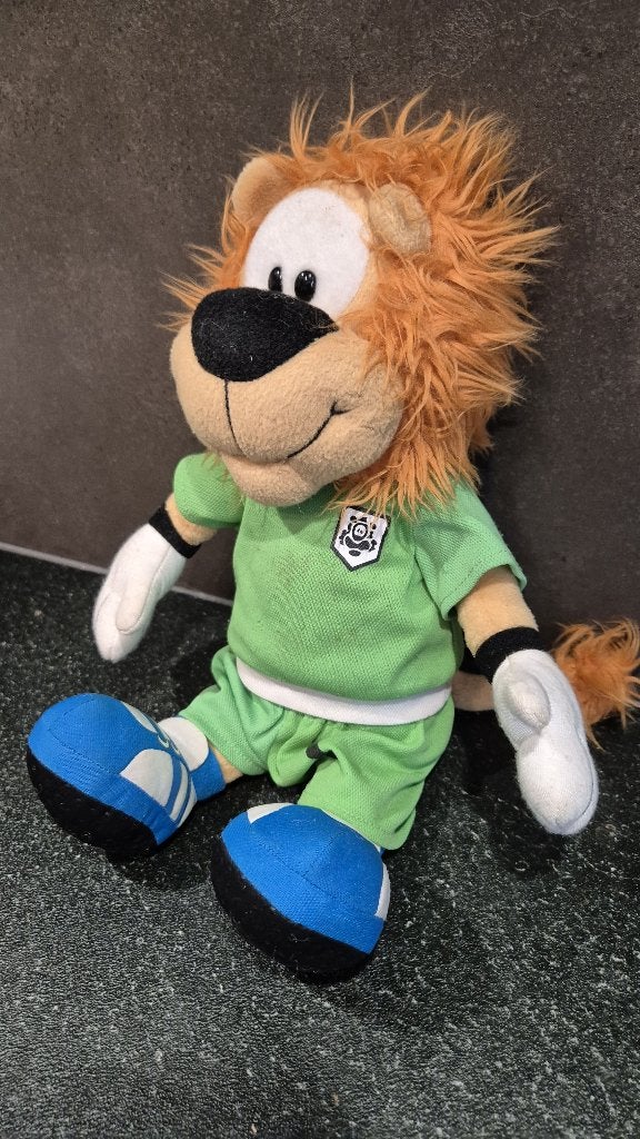 Loeki de Leeuw knuffel Voetbal Keeper, 32cm. 5A12, Tweedehands verkoop, Tweedehands verkoop, Gebruikt, Overige typen