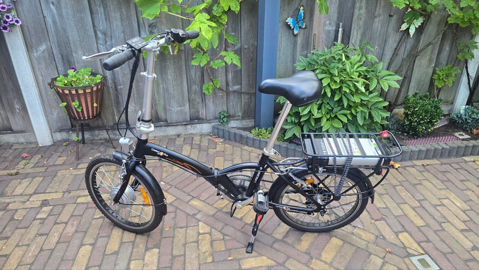Comfort E-Plus vouwfiets, Fietsen en Brommers, Fietsen | Vouwfietsen, 20 inch of meer, Velgrem, Versnellingen, Zo goed als nieuw