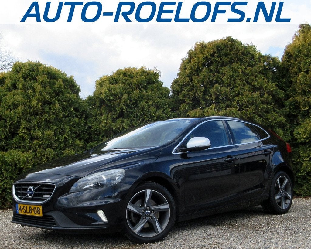 Volvo V40 1.6 T3 R-Design * Navi *, Voorwielaandrijving, Gebruikt, Zwart, 4 cilinders
