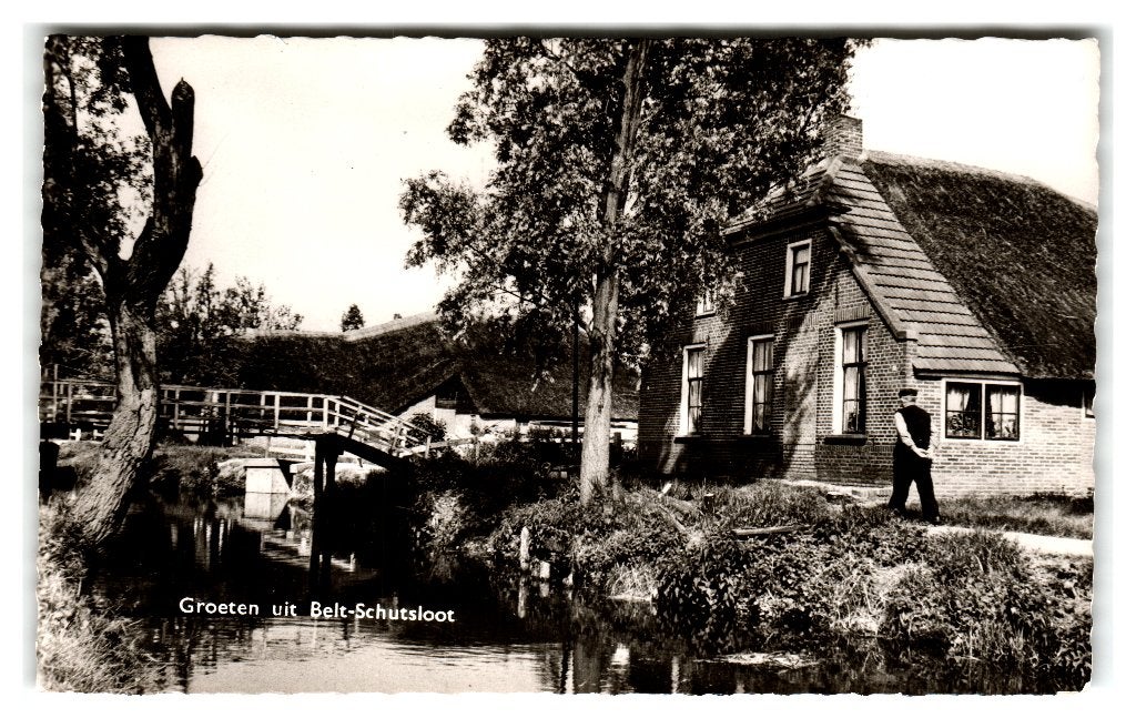 Belt-Schutsloot, Groeten uit Belt-Schutsloot, Ophalen of Verzenden, 1960 tot 1980, Ongelopen, Overijssel