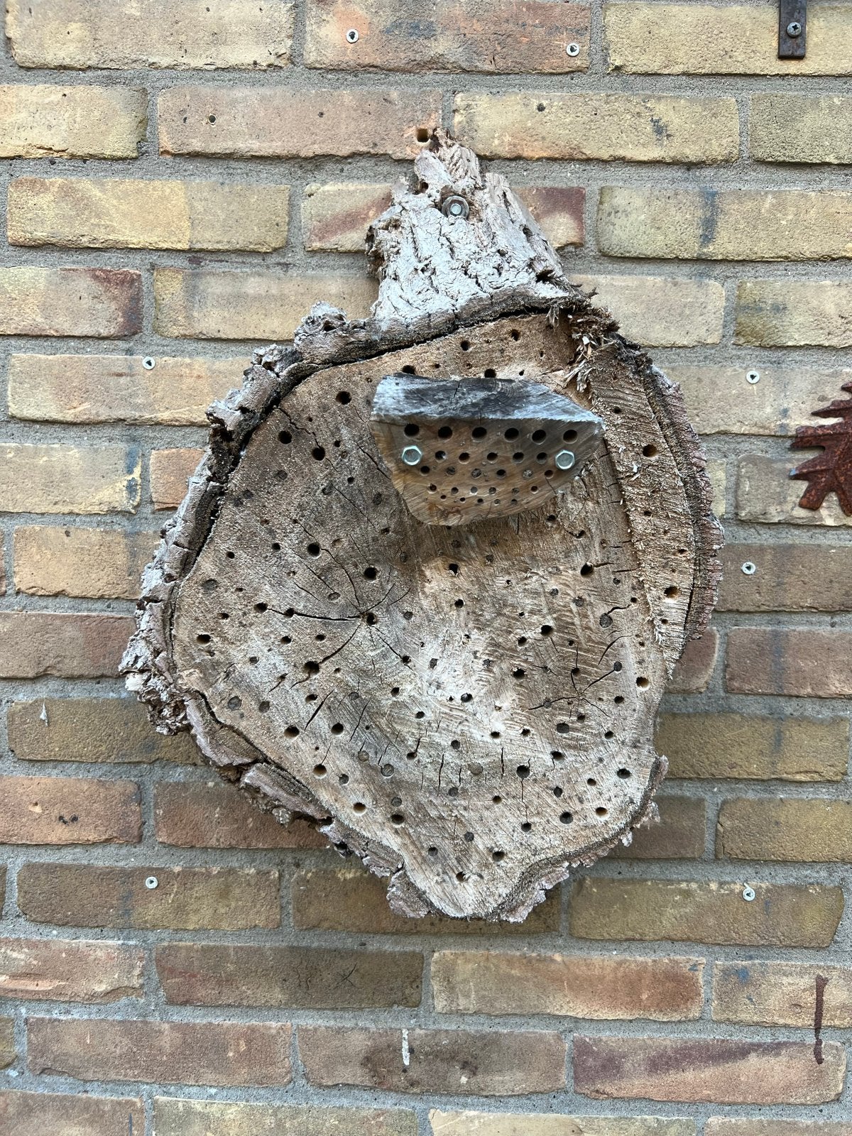Houten insectenhotel voor bijen en insecten, Bijen