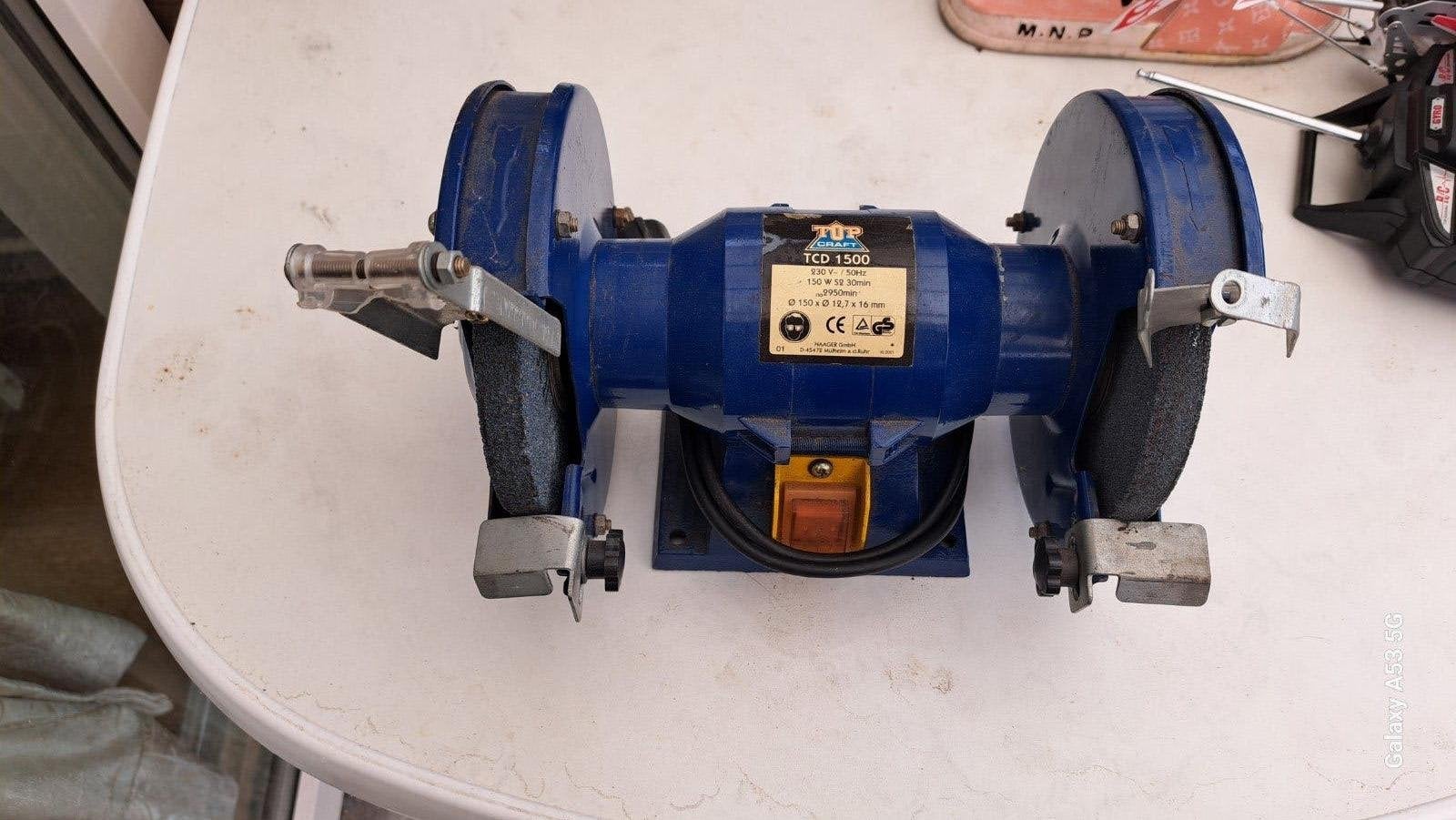 Slijpmachine, Doe-het-zelf en Verbouw, Ophalen of Verzenden, Minder dan 700 watt, Werkbankslijpmachine