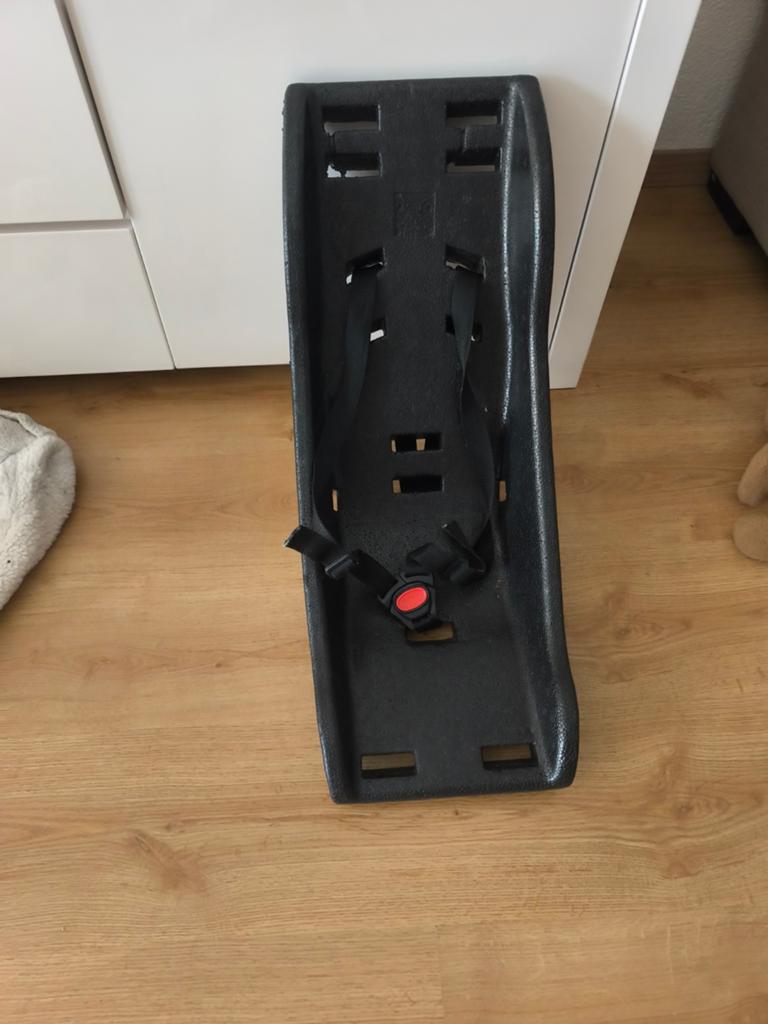 Babboe peuter baby schaal zwart met gordel en hoes, Ophalen of Verzenden