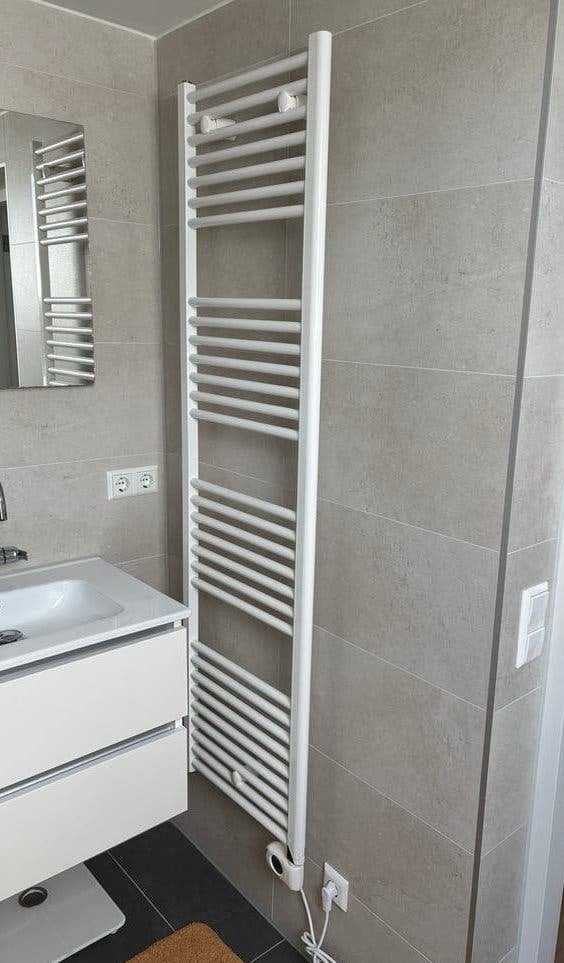 Claudia EcoDesign Handdoekradiator 50 x 180 wit, Ophalen, Gebruikt, Radiator, Minder dan 60 cm