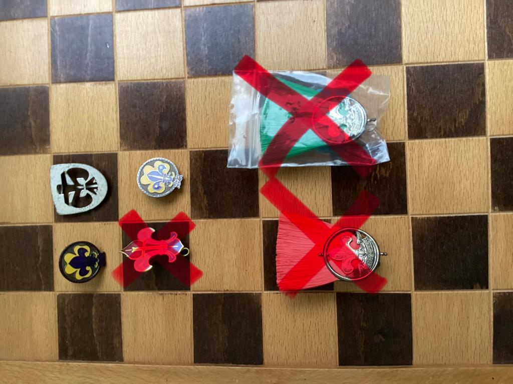 Scouting Baretspelden, Ophalen of Verzenden, Zo goed als nieuw, Embleem, Speld of Insigne