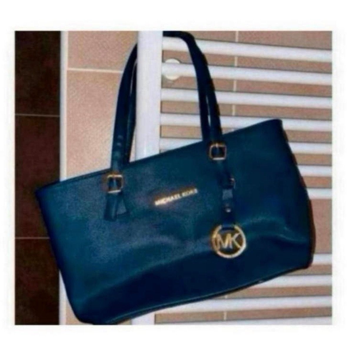 Michael Kors tas donkerblauw, Ophalen of Verzenden, Blauw, Handtas