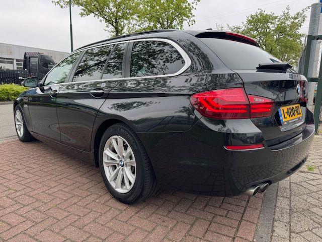 BMW 5 Serie Touring 520d 190pk High Executive Automaat Airco, Auto's, BMW, Automaat, Achterwielaandrijving, 2000 kg, Zwart