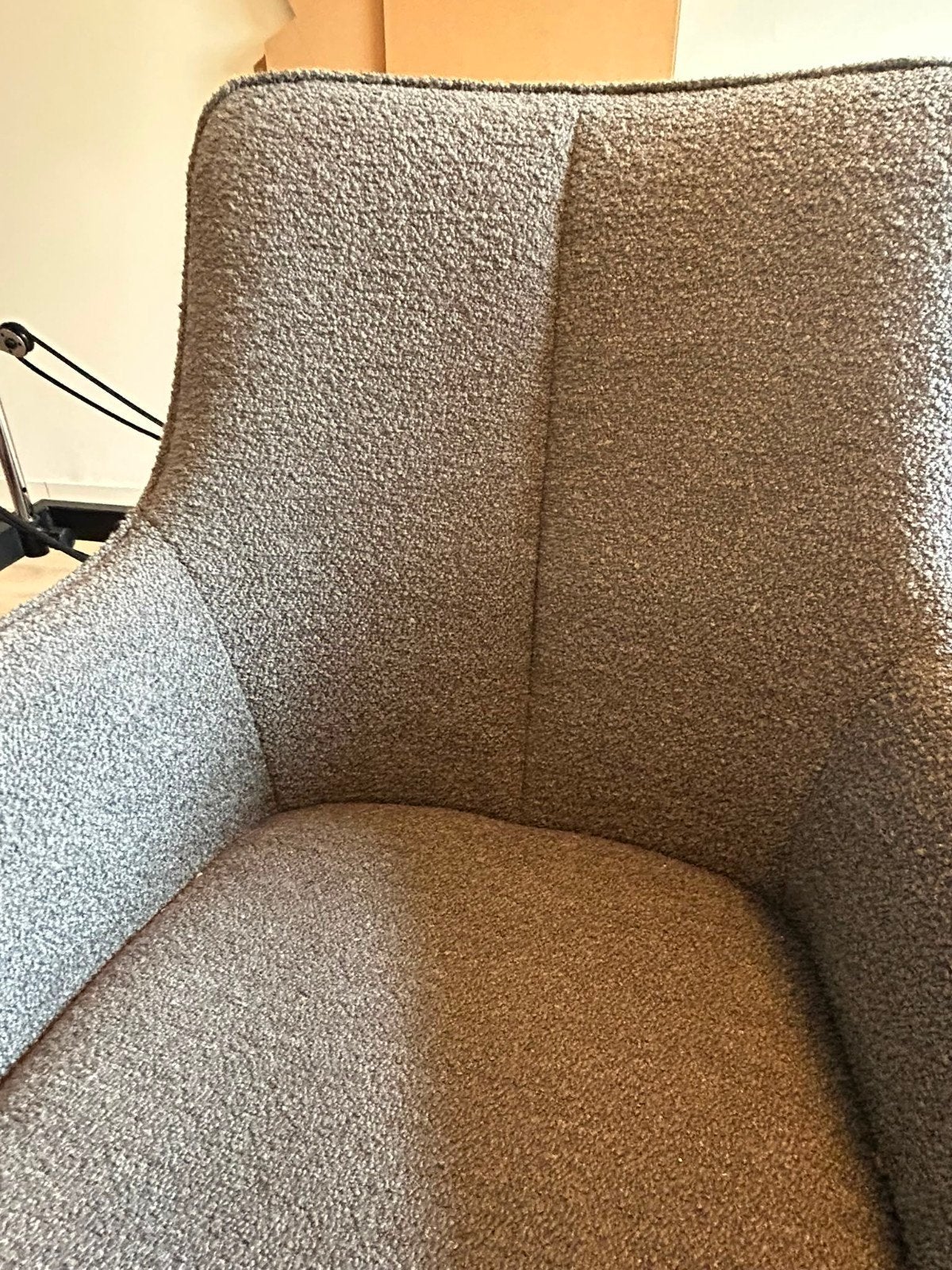 4x Comfortabele Eetkamerstoelen Antraciet, Huis en Inrichting, Ophalen, Zo goed als nieuw, Grijs, Vier
