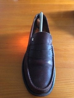 GREVE origineel. Loafers. ZGAN Maat 71/2 G.  Bordeaux., Loafers, Bruin, Ophalen of Verzenden, Zo goed als nieuw