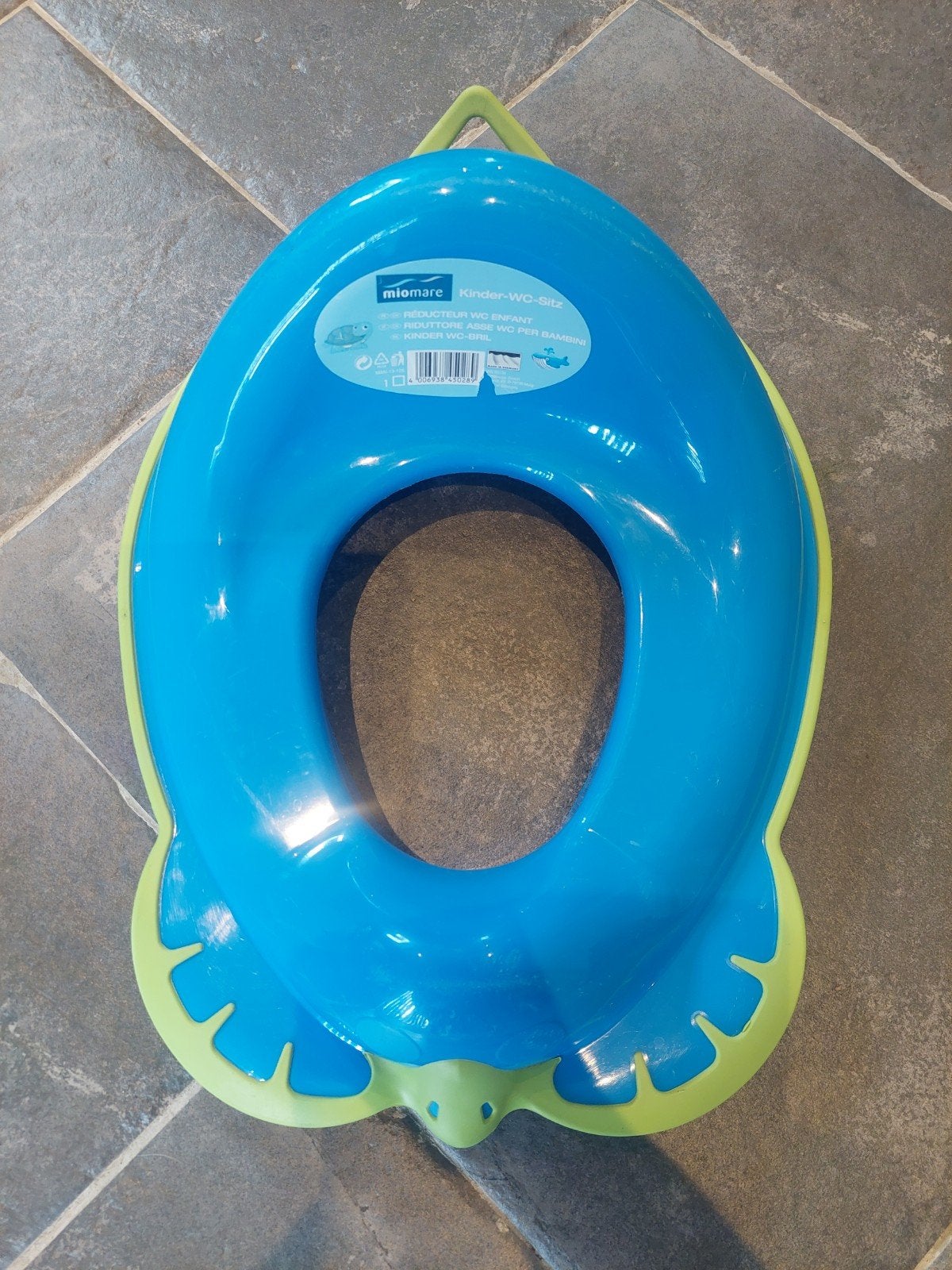 *GRATIS* Kinder-WC-verkleiner Blauw/Groen, Ophalen of Verzenden, Zo goed als nieuw
