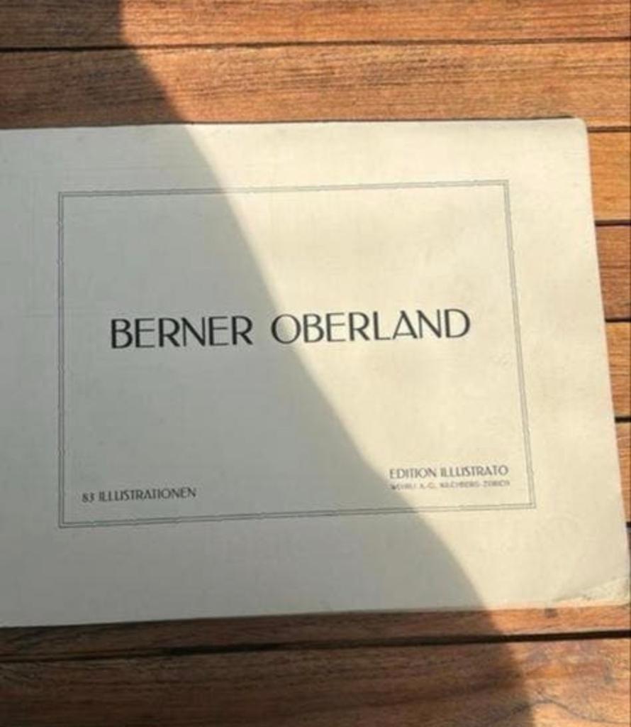 Berner Oberland - Oud geïllustreerd boek, Ophalen of Verzenden