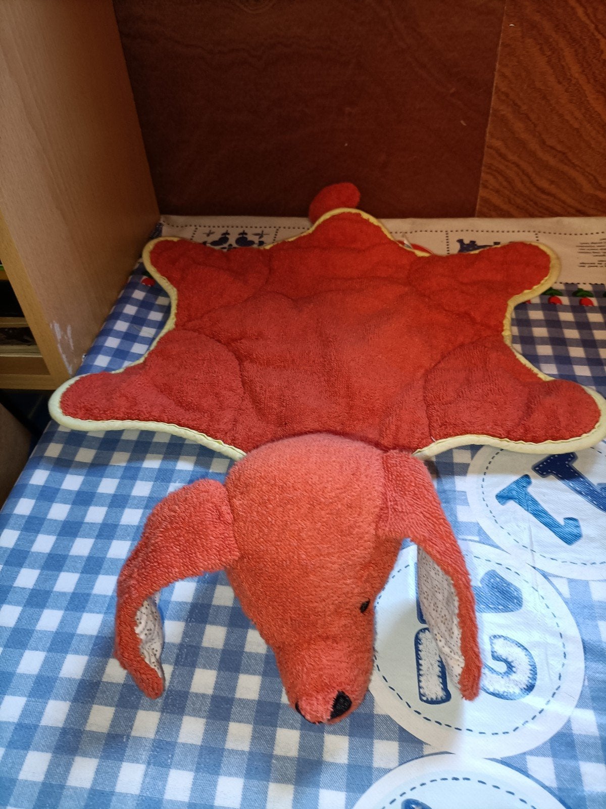 Achmea knuffeldoek hond oranje, Ophalen of Verzenden, Zo goed als nieuw
