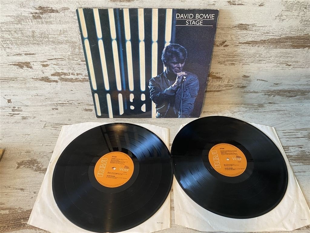David Bowie - stage dubbel vinyl lp [1354], Cd's en Dvd's, Vinyl | Rock, Verzenden, Zo goed als nieuw, 12 inch, Poprock