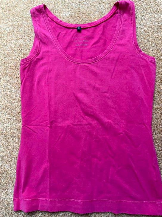 Mouwloze hemd cyclaam maat 38, Ophalen of Verzenden, Maat 38/40 (M), Roze, Zonder mouw