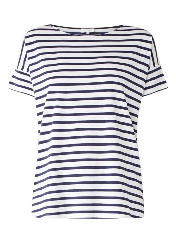 McGregor Bridgeport t-shirt top met streepdessin maat XS, McGregor, Wit, Nieuw, Ophalen of Verzenden